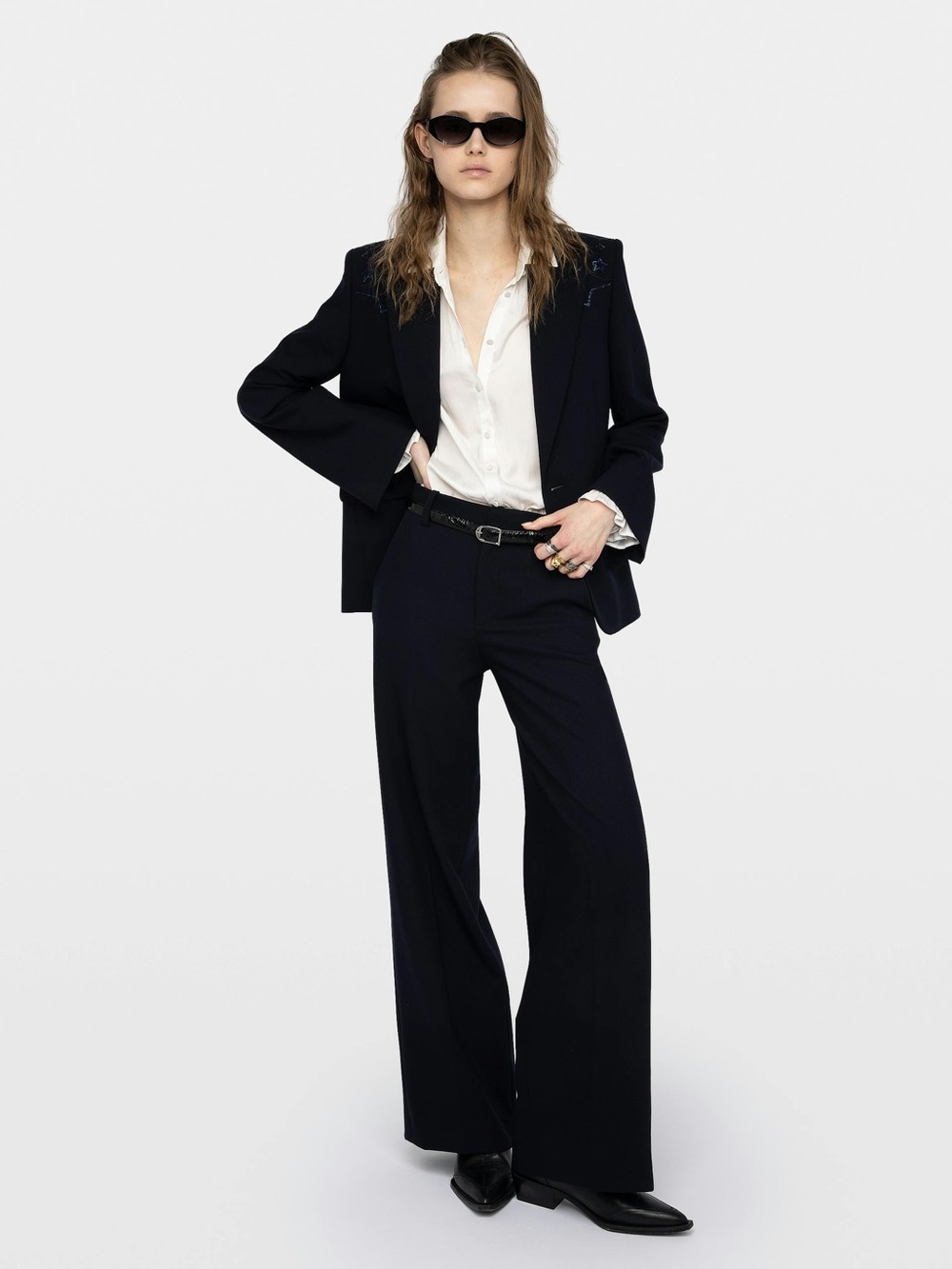 Zadig & Voltaire Panol Trouser Navy BNWT Size 34/2